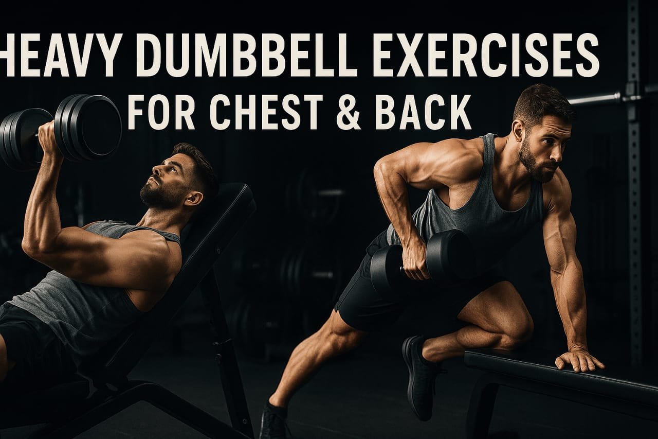 heavy dumbbell chest and back banner